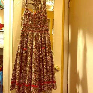 Anthropologie Aryeh halter dress